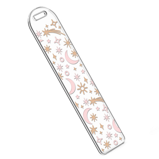 Bookmark UV DTF Decal | Pink Celestial