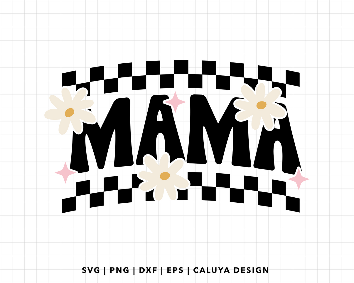 FREE Retro Mama SVG | Groovy Mama SVG Cut File for Cricut, Cameo ...