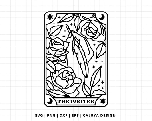 FREE  The Writer SVG | Tarot Cart SVG Cut File for Cricut, Cameo Silhouette | Free SVG Cut File