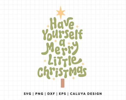 FREE Christmas Tree SVG | Merry Christmas SVG