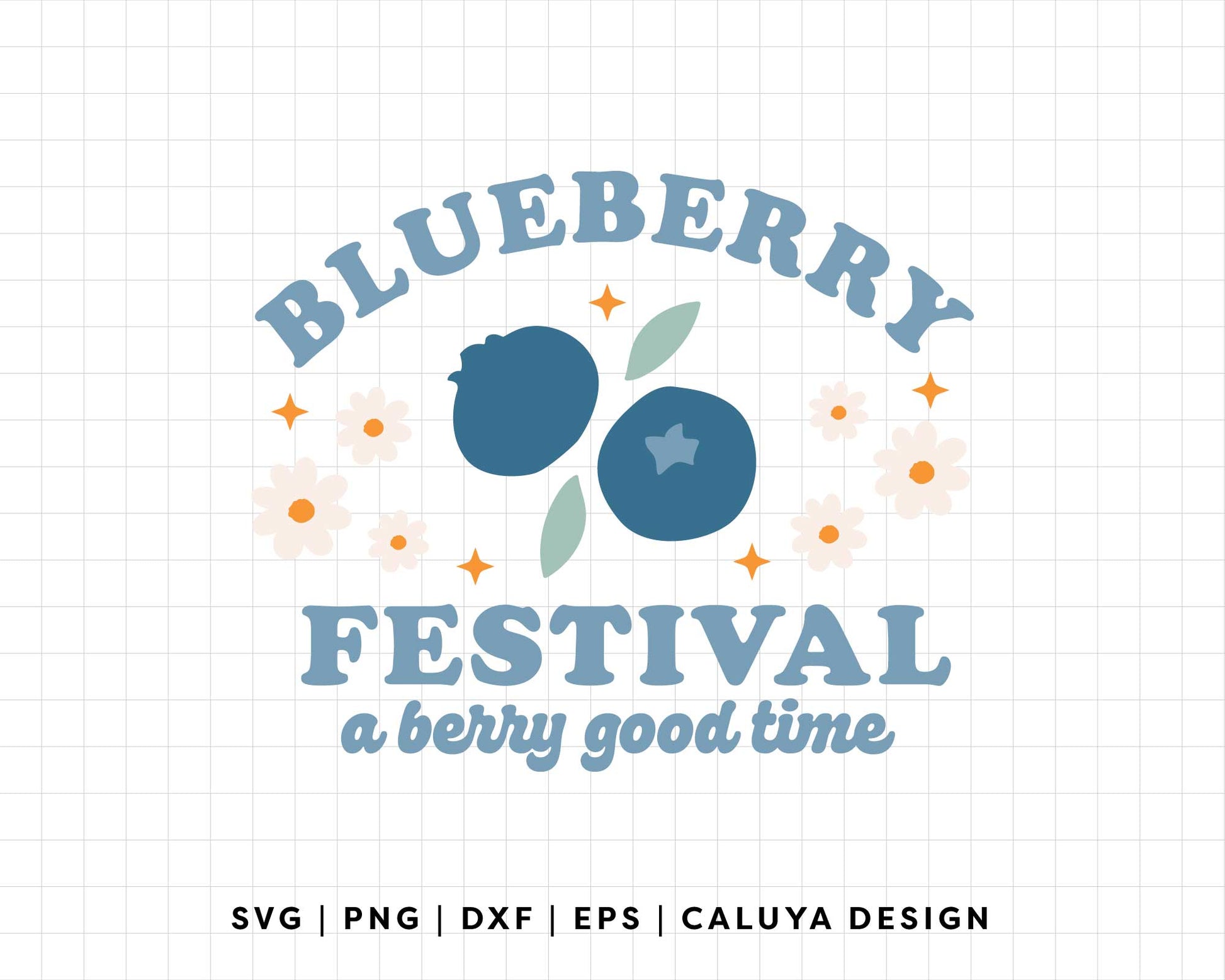 FREE Blueberry Festival SVG | Festival Shirt SVG