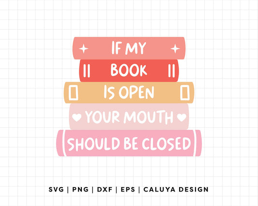 FREE Book Lover SVG | Bookish SVG
