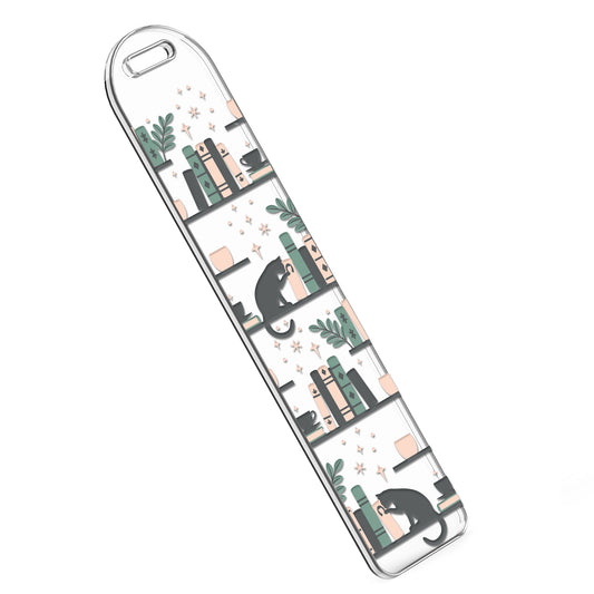 Bookmark UV DTF Decal | Cat and Book