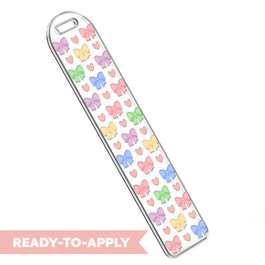 Bookmark UV DTF Decal | Colorful Bows