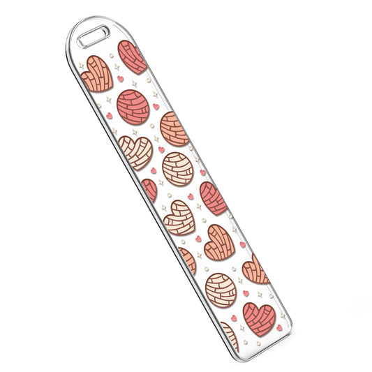 Bookmark UV DTF Decal | Heart Conchas