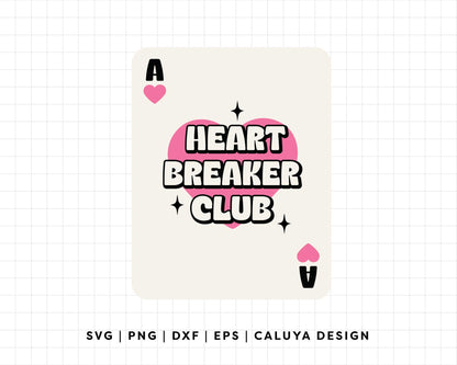 FREE Heart Breaker Club SVG | Valentine's Day SVG