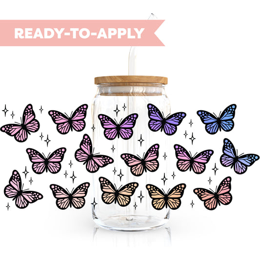 16oz Cup UV DTF Decal | Magical Butterfly