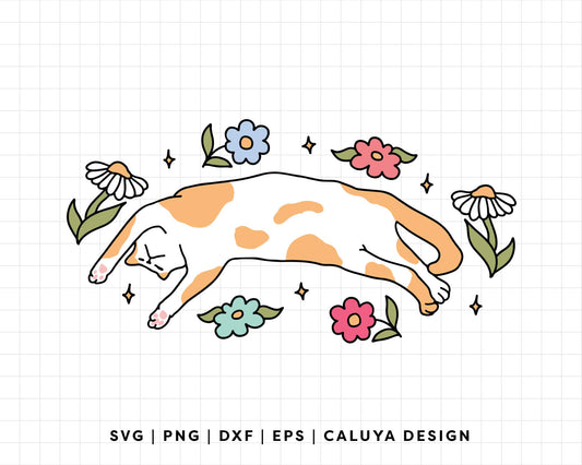 FREE Cozy Cat SVG | Kitty SVG