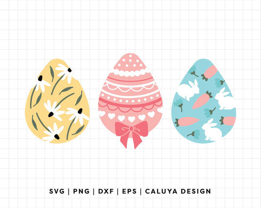 FREE Coquette Easter Egg SVG | Easter Bunny SVG