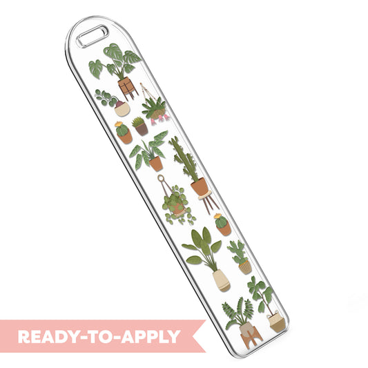 Bookmark UV DTF Decal | House Plants 