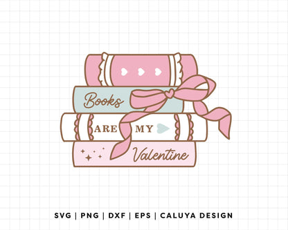 FREE Valentines Day Book Lover SVG | Bookish SVG