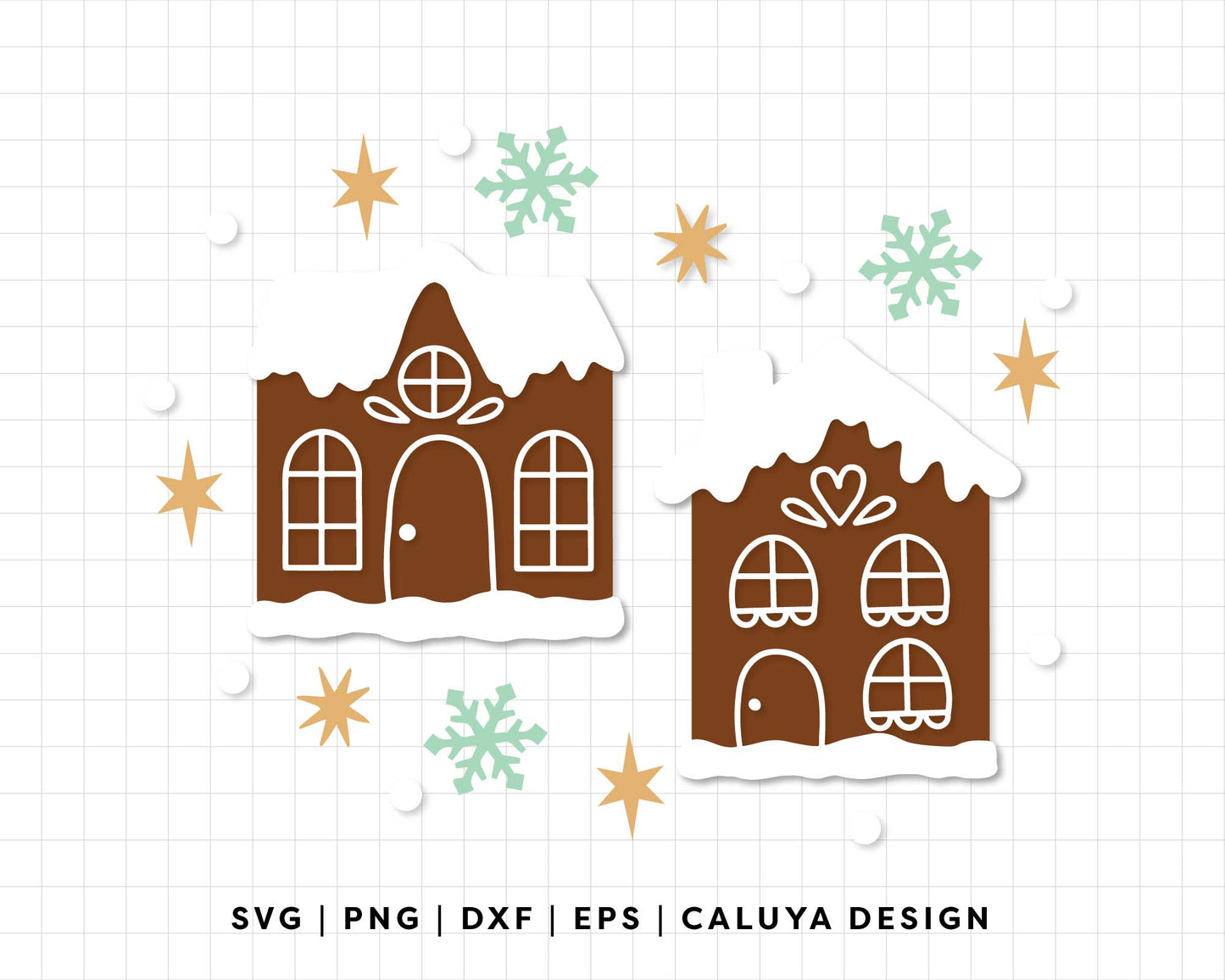 FREE Gingerbread House SVG | Christmas SVG