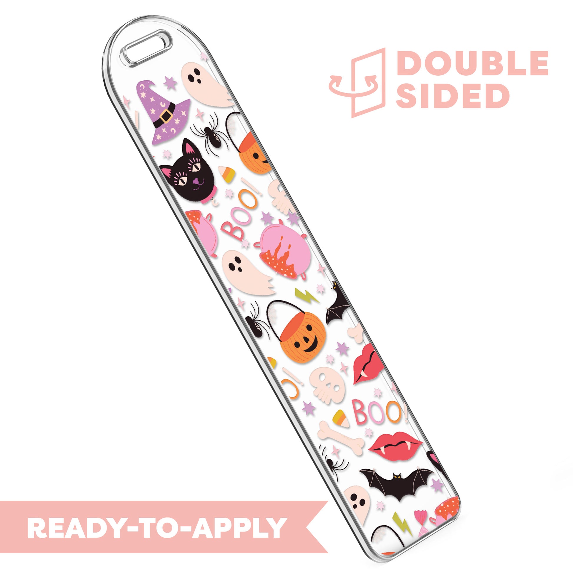 [ Double Sided ] Bookmark UV DTF Decal | Halloween Friends