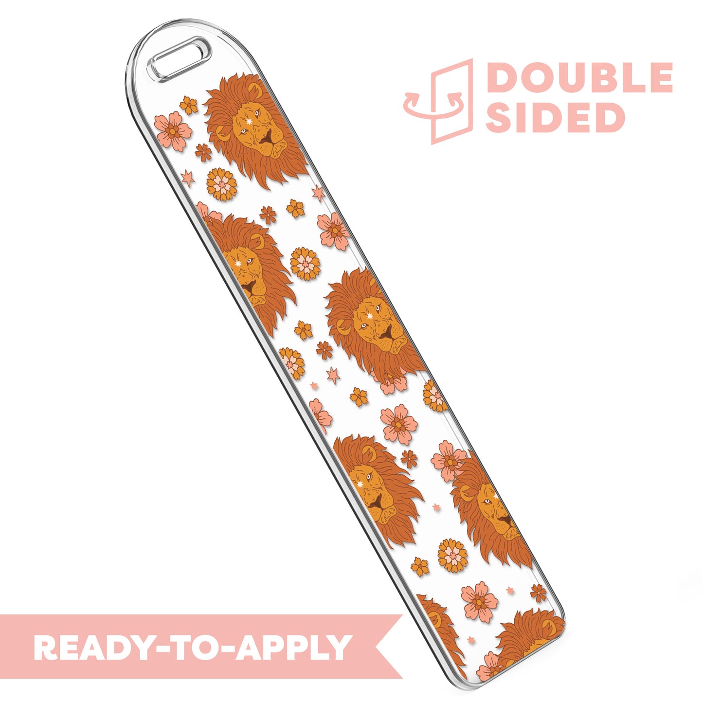 [ Double Sided ] Bookmark UV DTF Decal | Celestial Lion