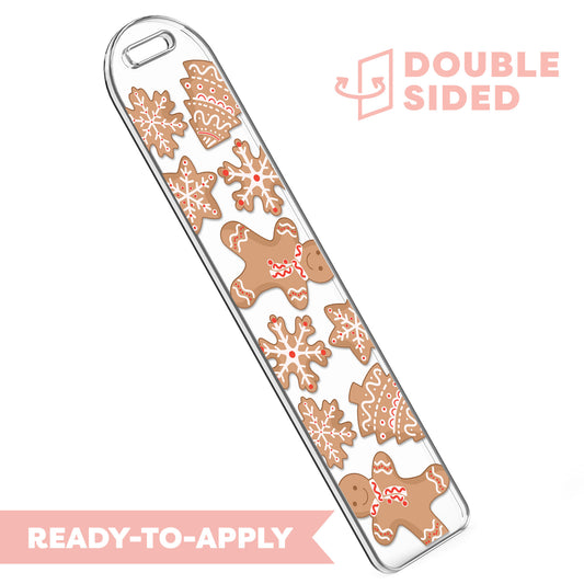 [ Double Sided ] Bookmark UV DTF Decal | Treat For Santa