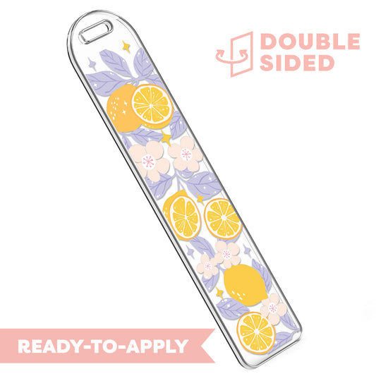 [ Double Sided ] Bookmark UV DTF Decal | Summer Lemon