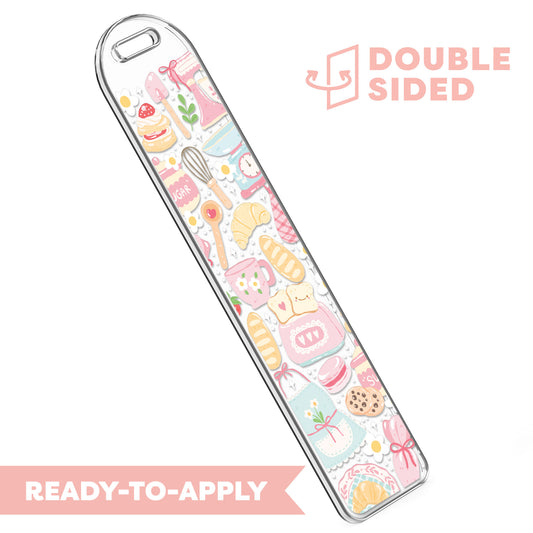 [ Double Sided ] Bookmark UV DTF Decal | Coquette Kitchen