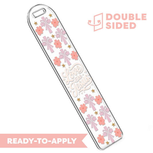 [ Double Sided ] Bookmark UV DTF Decal | Love Like Jesus