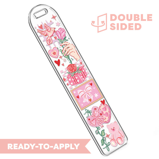 [ Double Sided ] Bookmark UV DTF Decal | Girlhood Dream 💖
