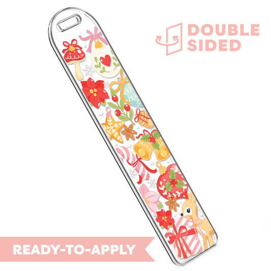 [ Double Sided ] Bookmark UV DTF Decal | 'Tis The Season