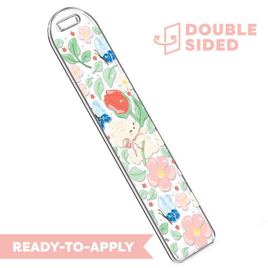 [ Double Sided ] Bookmark UV DTF Decal | Happy Bunny