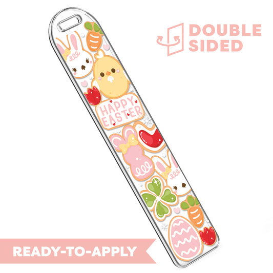 [ Double Sided ] Bookmark UV DTF Decal | Happy Easter 