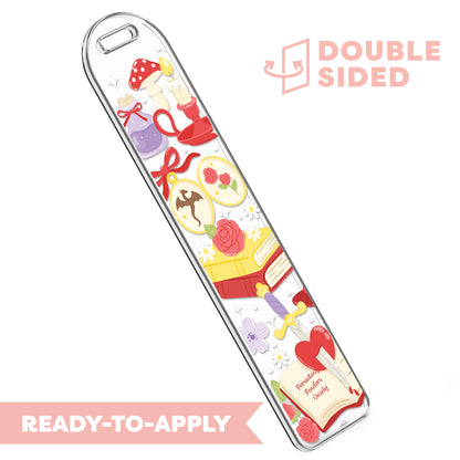 [ Double Sided ] Bookmark UV DTF Decal | Romantasy Readers Society