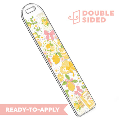 [ Double Sided ] Bookmark UV DTF Decal | Lemon Love
