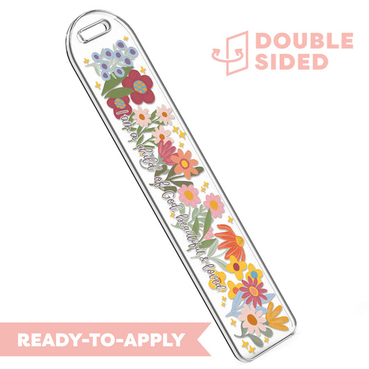 [ Double Sided ] Bookmark UV DTF Decal | Child Of God