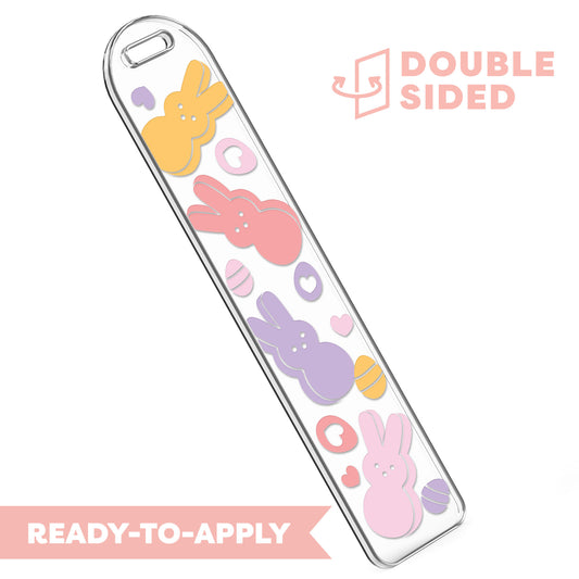 [ Double Sided ] Bookmark UV DTF Decal | Marshmallow Bunny