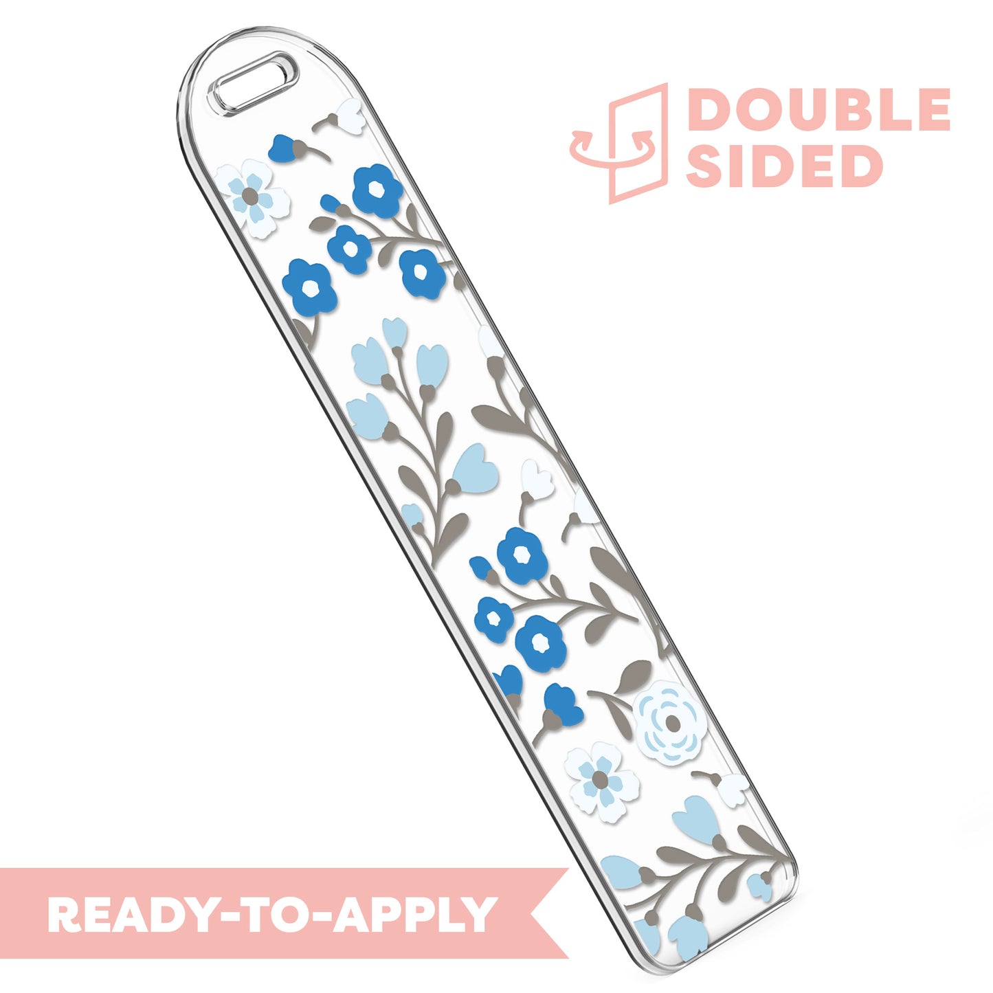 [ Double Sided ] Bookmark UV DTF Decal | Floral Mist