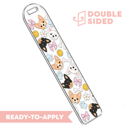 [ Double Sided ] Bookmark UV DTF Decal | Chihuahua