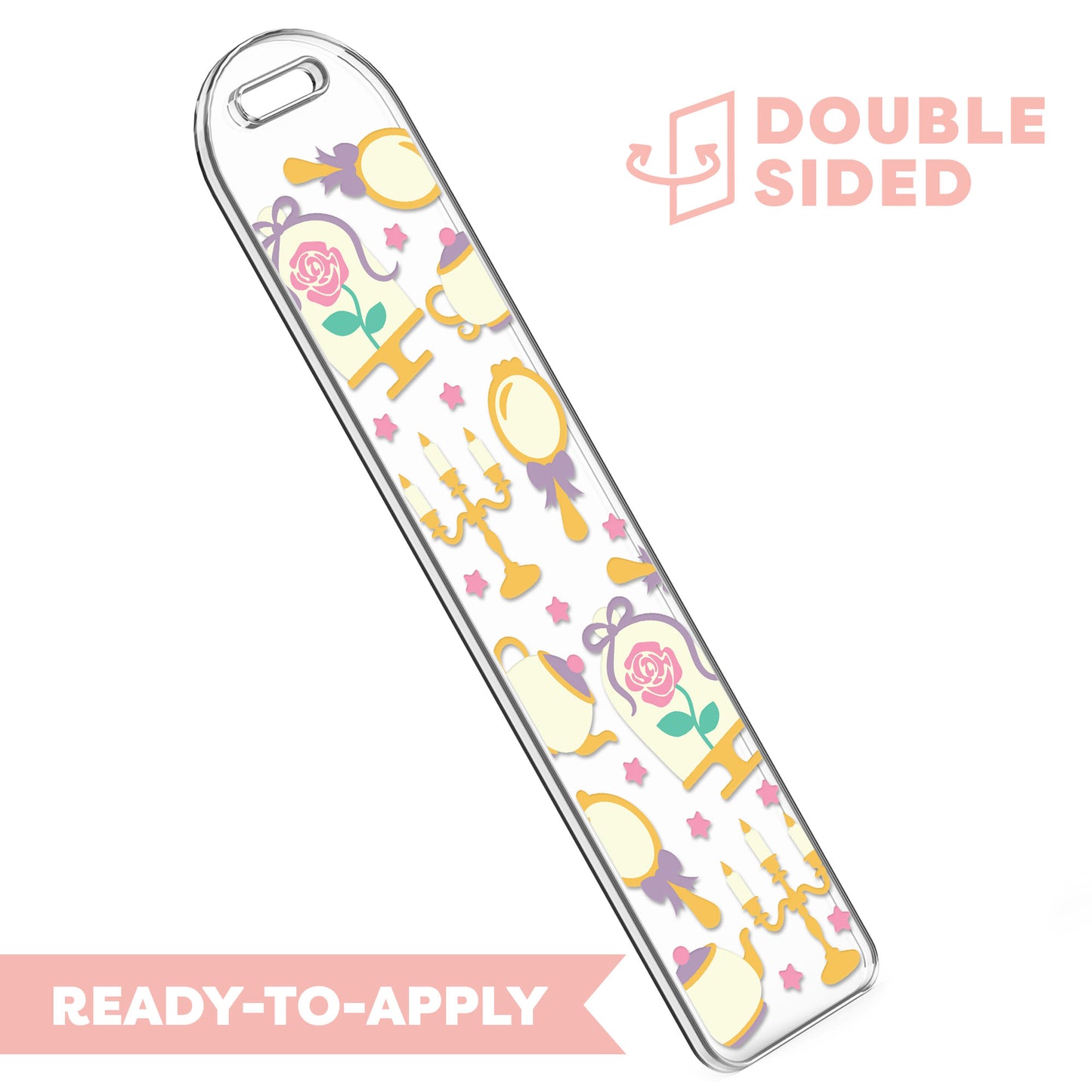 [ Double Sided ] Bookmark UV DTF Decal | Beauty And The Beast