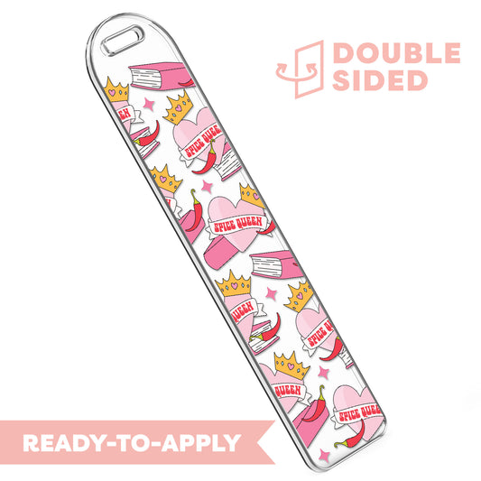 [ Double Sided ] Bookmark UV DTF Decal | Spice Queen