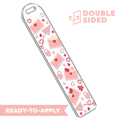 [ Double Sided ] Bookmark UV DTF Decal | Love Letter