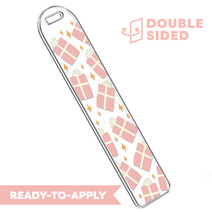 [ Double Sided ] Bookmark UV DTF Decal | Gift Boxes