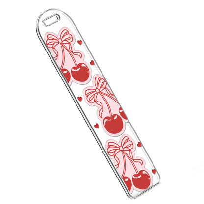 Bookmark UV DTF Decal | Cherry with Bow