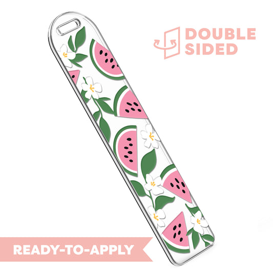 [ Double Sided ] Bookmark UV DTF Decal | Watermelon