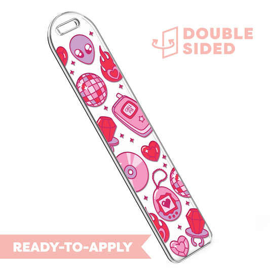 [ Double Sided ] Bookmark UV DTF Decal | Y2K Vibe