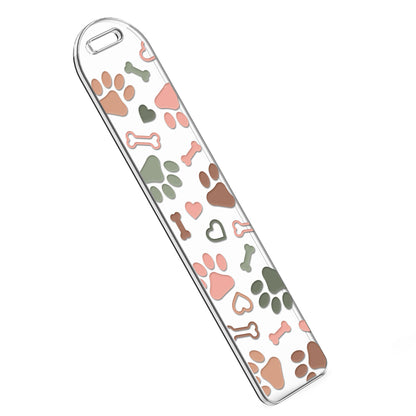 Bookmark UV DTF Decal | Dog Paws
