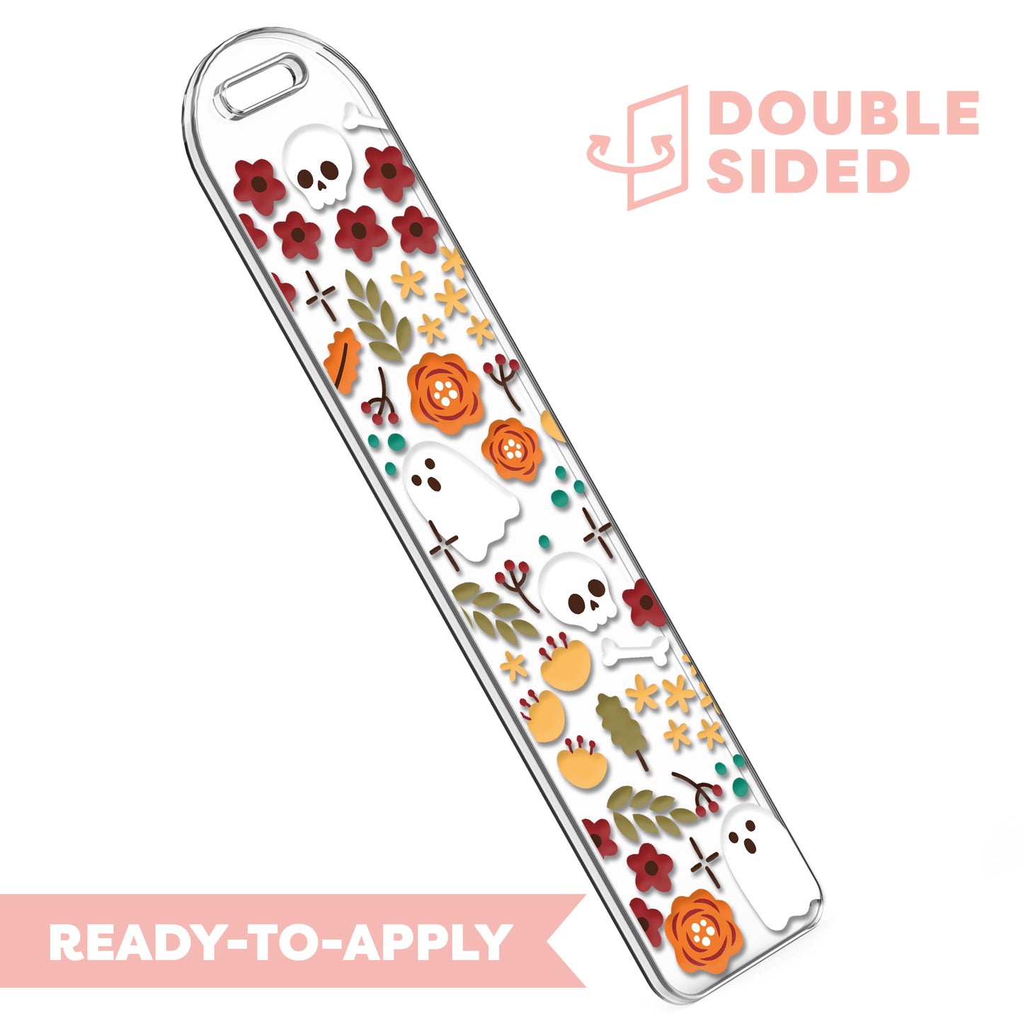 [ Double Sided ] Bookmark UV DTF Decal | Fall Halloween