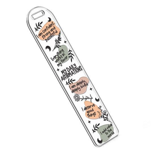 Bookmark UV DTF Decal | Daily Affirmation