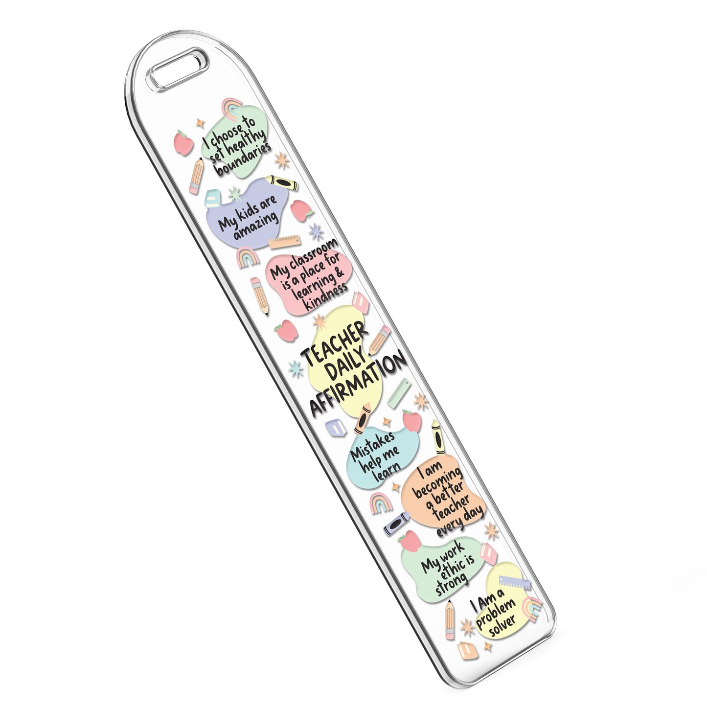 Bookmark UV DTF Decal | Teacher Affirmation