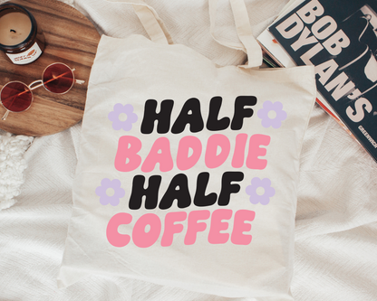 FREE Half Baddie Half Coffee SVG | Coffee SVG