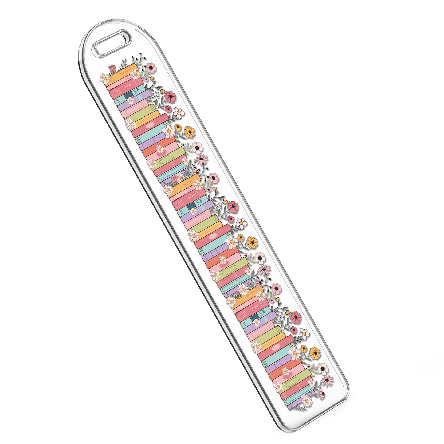 [ Double Sided ] Bookmark UV DTF Decal | Floral Book