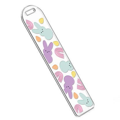 Bookmark UV DTF Decal | Bunny Rainbow