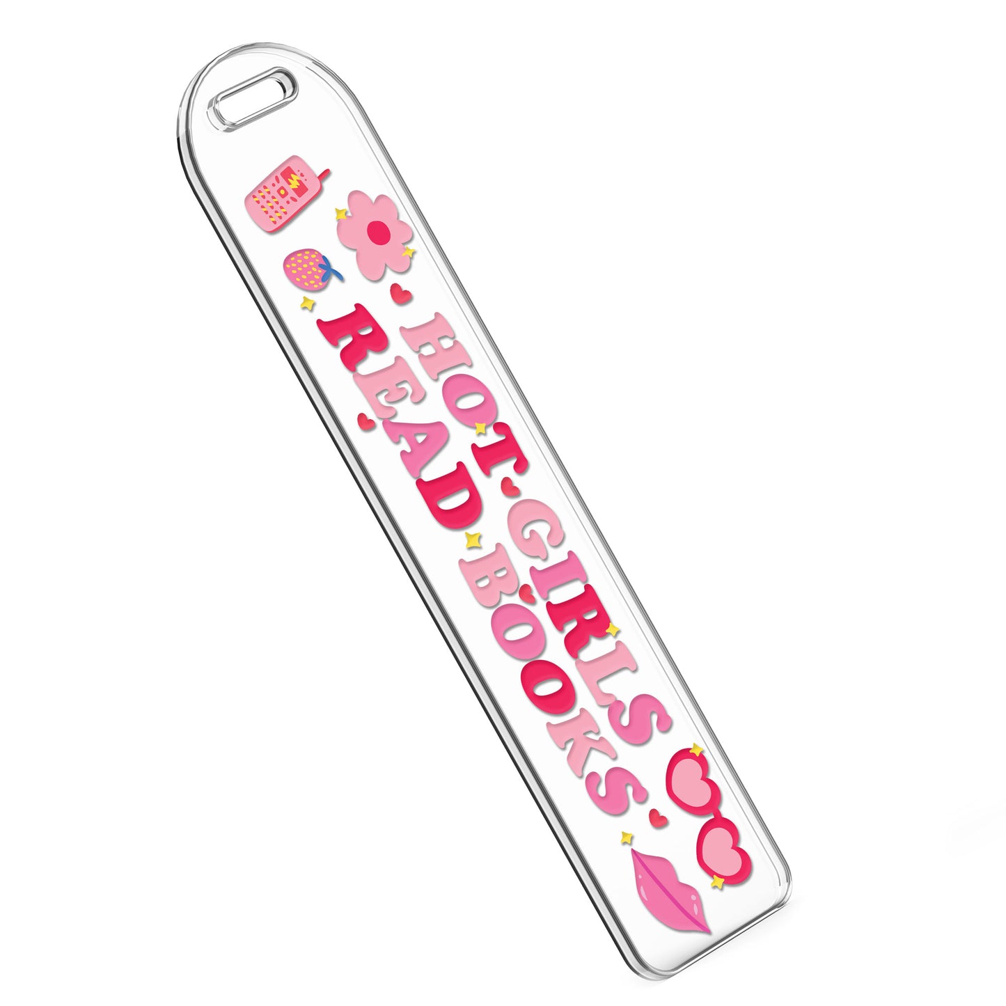 Bookmark UV DTF Decal | Hot Girls Read Books
