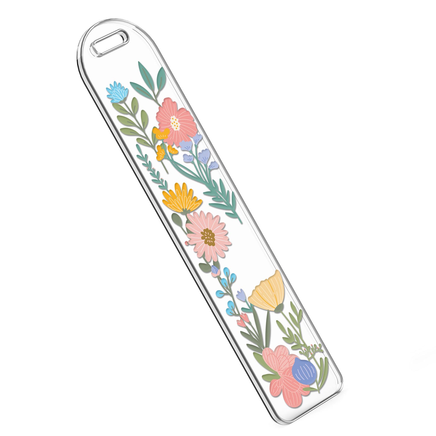 Bookmark UV DTF Decal | Flower: Add Your Own Initial