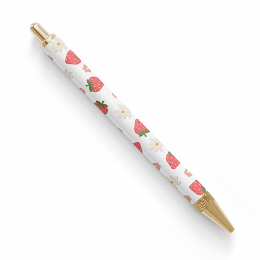 Pen UV DTF Wrap | Floral Strawberry