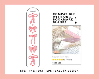 Bookmark Template SVG | Bow SVG